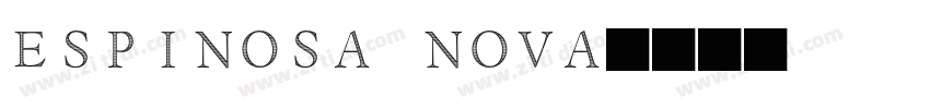 espinosa nova字体转换